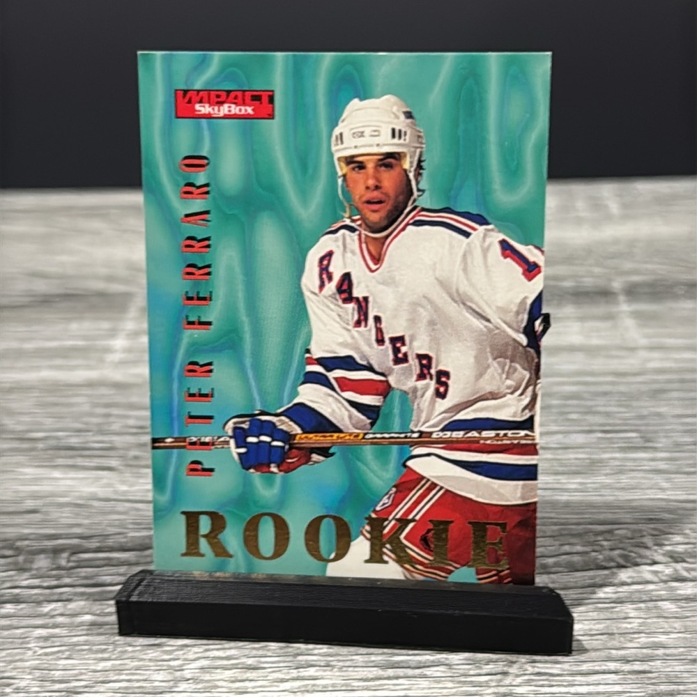 NHL | SkyBox Impact #149: New York Rangers: Peter Ferraro (1996) - Hockey Card